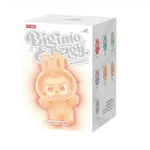 POP MART THE MONSTERS LABUBU BIG INTO ENERGY SERIES VINYL PLUSH PENDANT SINGLE BLIND BOX