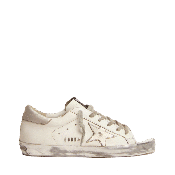 GOLDEN GOOSE FOXING SPARCLE ARGENTO