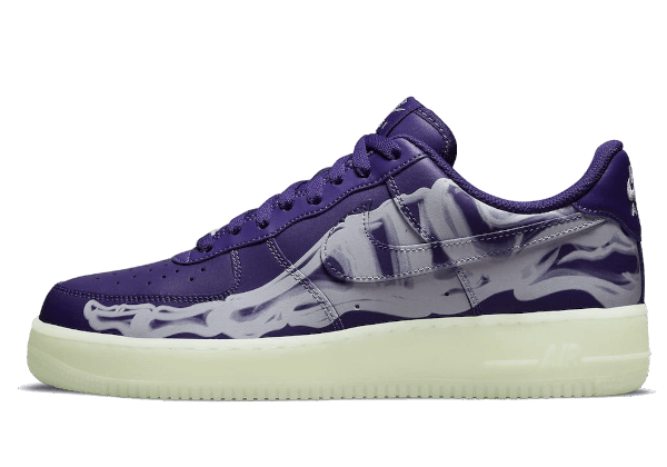 AF1 - PURPLE SKELETON HALLOWEEN