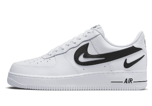 AF1 - 'O7 FM CUT OUT SWOOSH WHITE BLACK