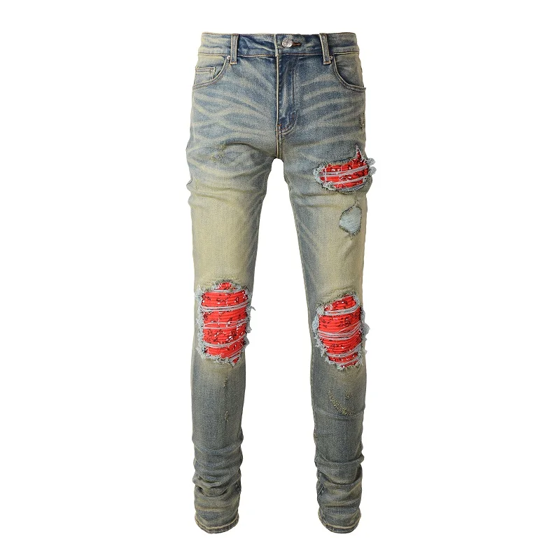 JEANS AMR - RED BANDANA