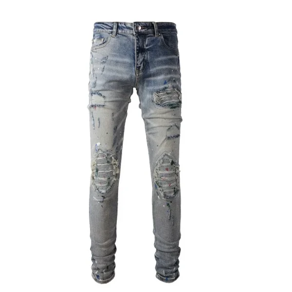 JEANS AMR - BLUE SPLASHES