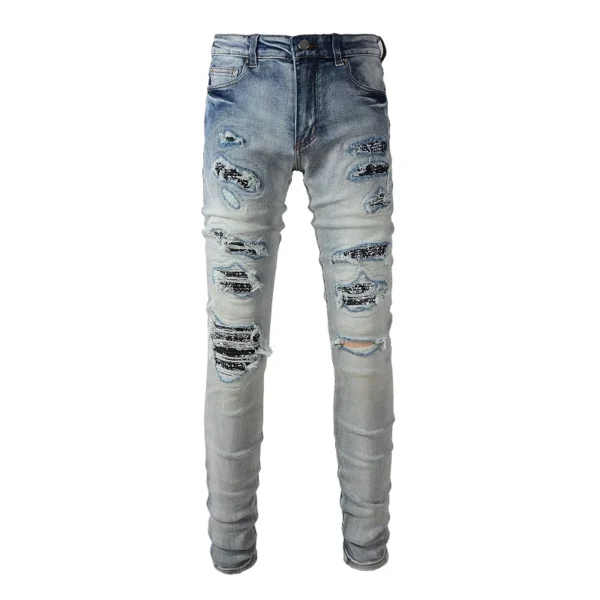 JEANS AMR - BLACK BANDANA