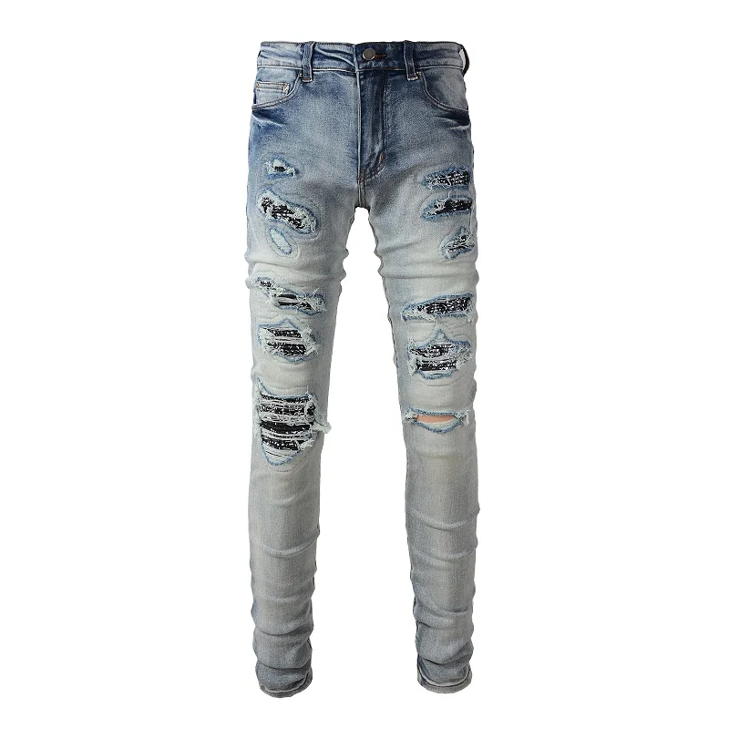 JEANS AMR - BLACK BANDANA