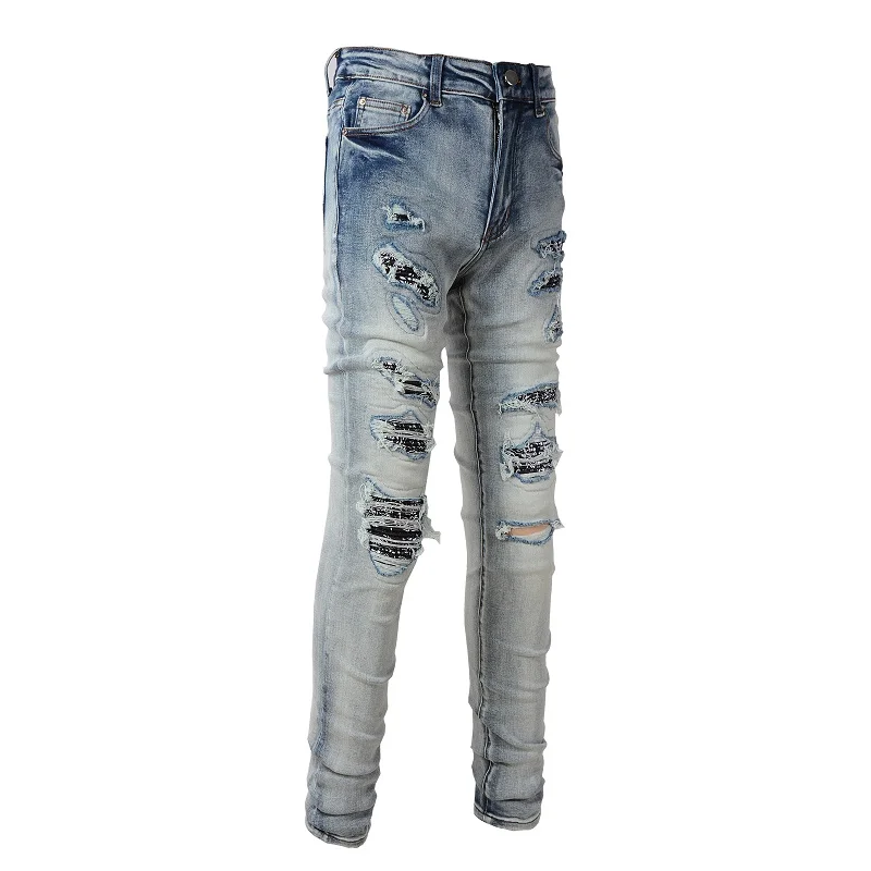 JEANS AMR - BLACK BANDANA - Image 2