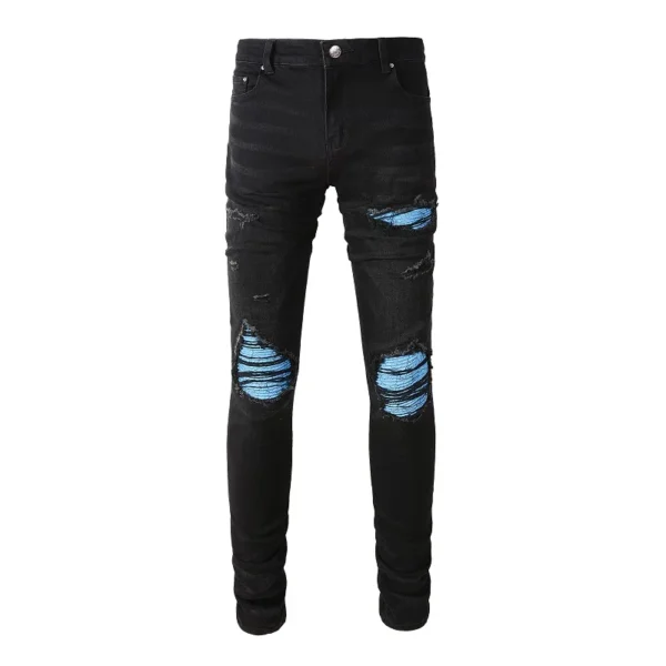 JEANS AMR - BLACK/BLUE