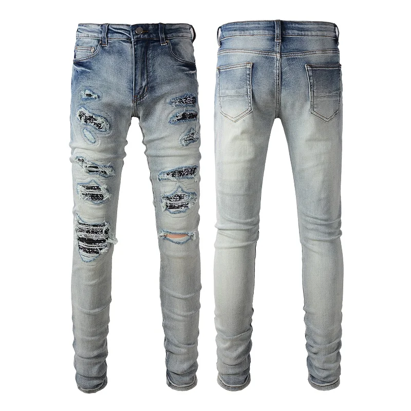 JEANS AMR - BLACK BANDANA - Image 3