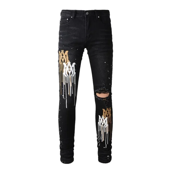 JEANS AMR - LOGO MULTICOLOR