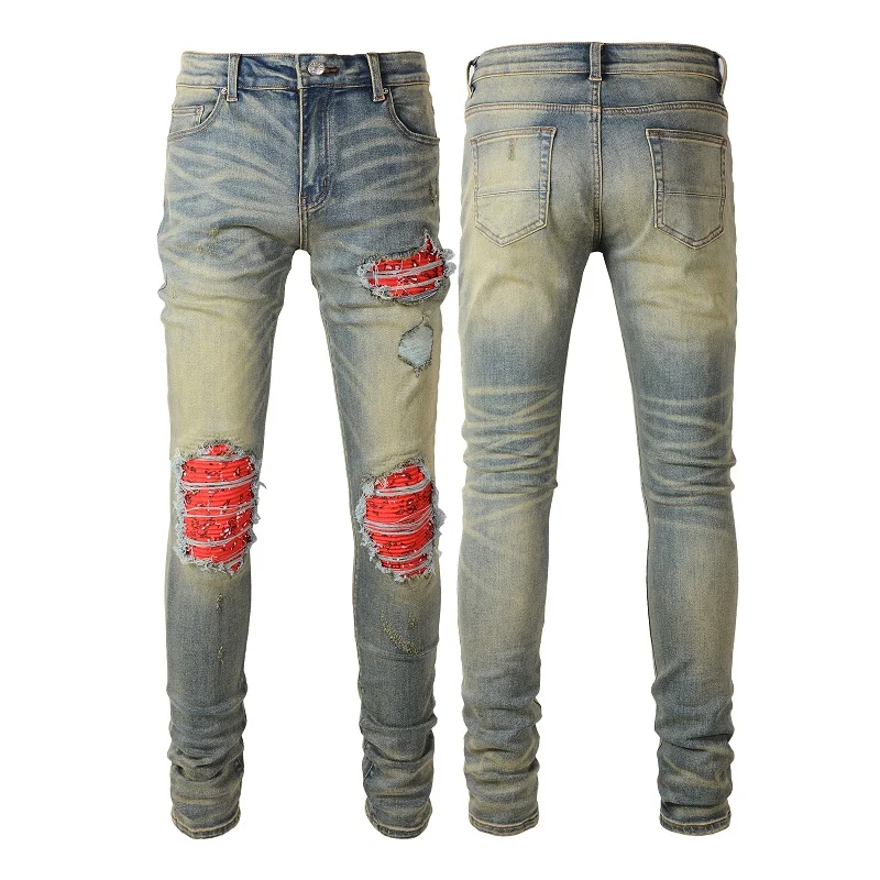 JEANS AMR - RED BANDANA - Image 3