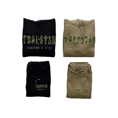 TRACKSUIT- ARMY GREEN EMBROIDERY