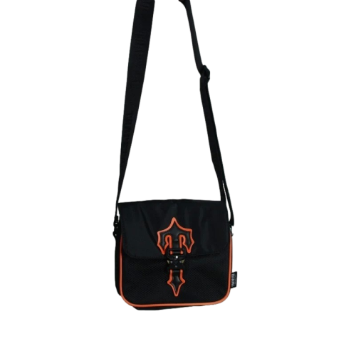 T-CROSS BODY BAG - BLACK/ORANGE 1.0
