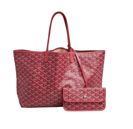 Saint Louis PM Coated Canvas Tote Bag Pink