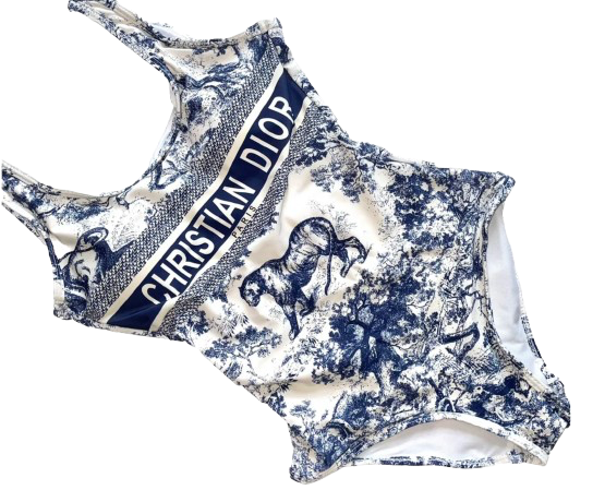 DIOR SWIMSUIT BLUE