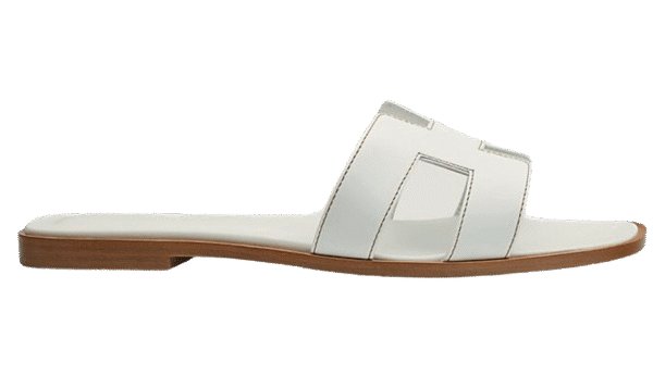 SANDALO ORAN BIANCO IN PELLE